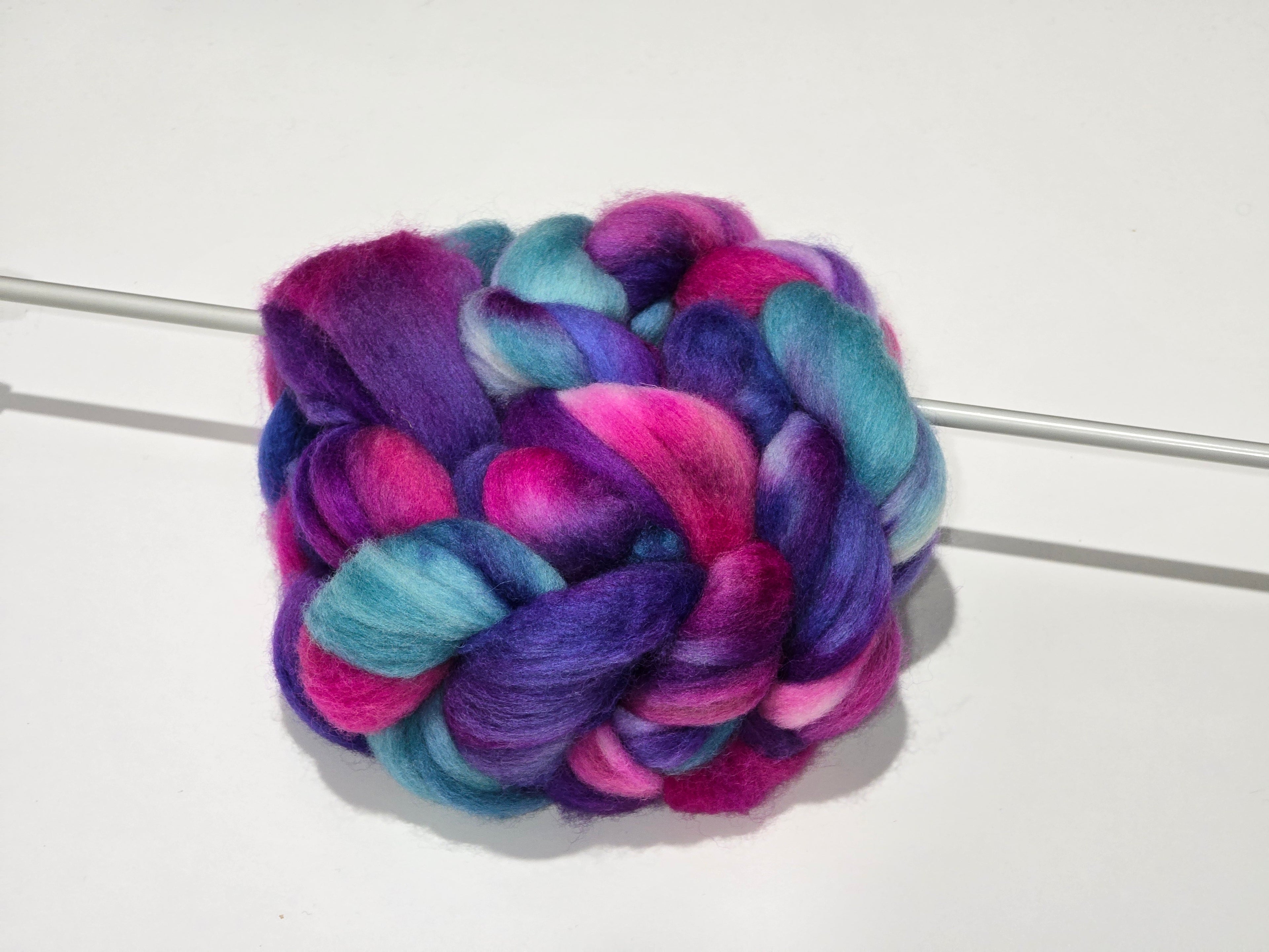 Hand-Dyed Polwarth Sliver 100g