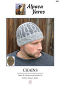Alpaca Yarns Pattern - Chains Cable & Colourwork Beanie 5001