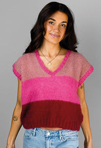 Alpaca Yarns Pattern - Texture Sweater or Vest 1417