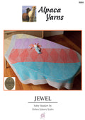 Alpaca Yarns Pattern - Jewel Baby Blanket 5004