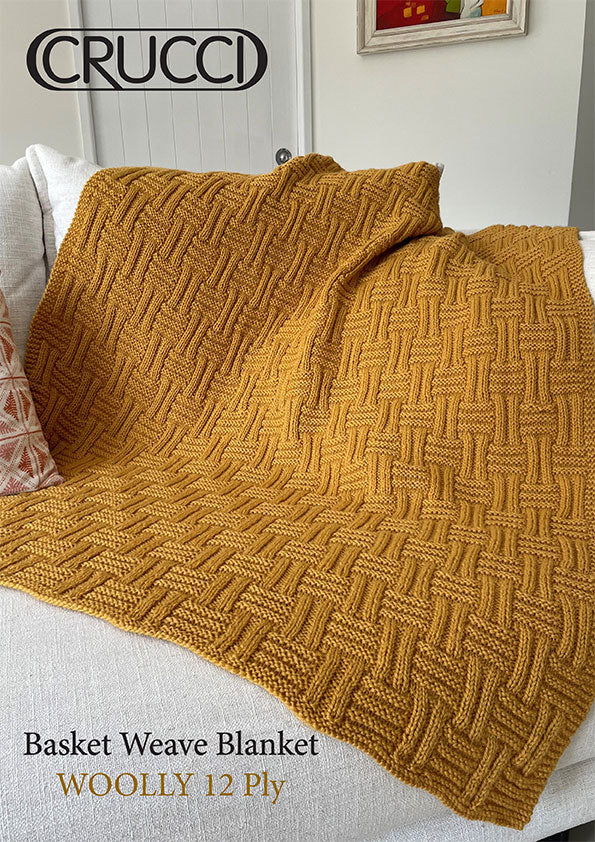 Crucci Pattern - 12ply Basket Weave Blanket 2228