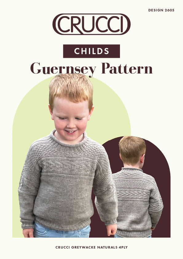 Crucci Pattern - Childs Guernsey Pattern 2605