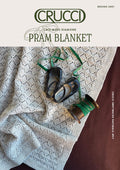 Crucci Pattern - Greywacke Pram Blanket 2601